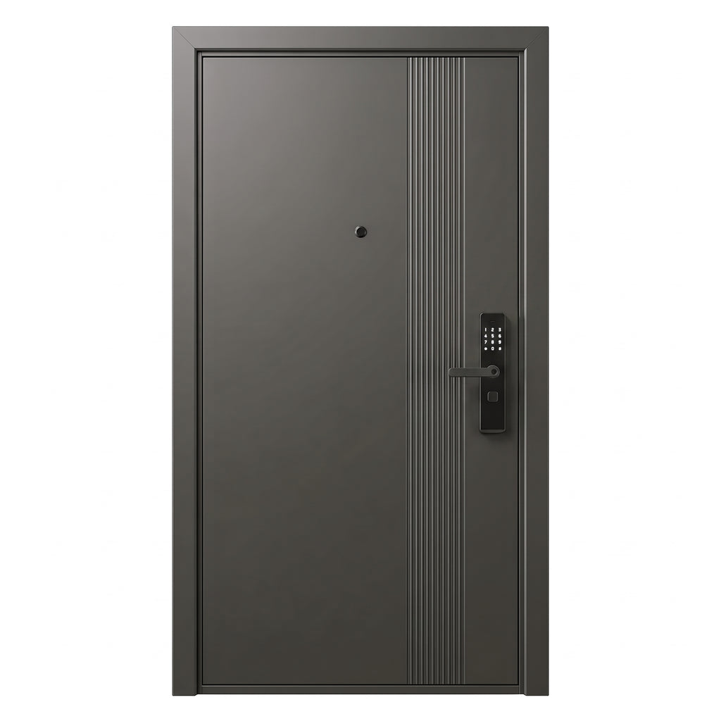 Termoizolovana sigurnosna ulazna vrata IronDOOR01 98x208cm antracit sa 4-funkcionalnom pametnom bravom