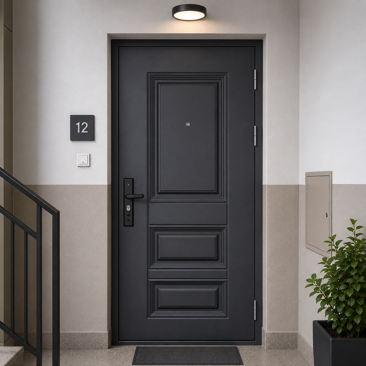SZÉPSÉGHIBÁS - Hőszigetelt biztonsági bejárati ajtó IronDOOR15 95x205 cm